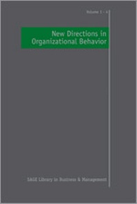 Enlarge image Cover: New Directions in Organizational Behavior - SAGE Publications Ltd