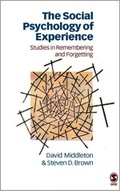 Cover: The Social Psychology of Experience - SAGE Publications Ltd