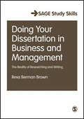 Cover: Doing Your Dissertation in Business and Management - SAGE Publications Ltd