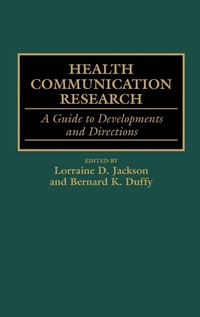 Abbildung von: Health Communication Research - Greenwood Press