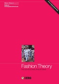 Cover: Fashion Theory: v.13 - Berg Publishers