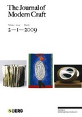 Cover: The Journal of Modern Craft - Berg Publishers