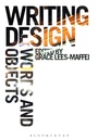 Cover: Writing Design - Berg Publishers