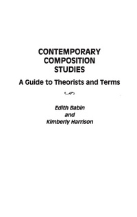 Enlarge image Cover: Contemporary Composition Studies - Greenwood Press