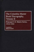 Cover: The Columbia Master Book Discography, Volume II - Greenwood Press