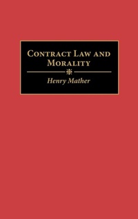 Abbildung von: Contract Law and Morality - Praeger Publishers Inc