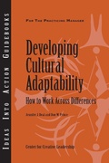 Cover: Developing Cultural Adaptability - Centre for Creative Leadership