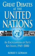 Cover: Great Debates at the United Nations - Greenwood Press