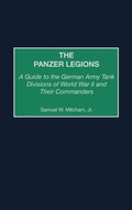 Cover: The Panzer Legions - Greenwood Press