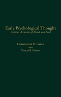 Cover: Early Psychological Thought - Praeger Publishers Inc