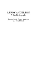 Cover: Leroy Anderson - Praeger Publishers Inc