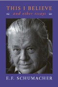 Cover: This I Believe and Other Essays - Resurgence Books