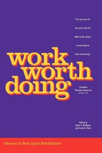 Enlarge image Cover: Work Worth Doing - St Lucie Press