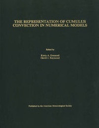 Enlarge image Cover: The Representation of Cumulus Convection in Numerical Models of the Atmosphere - American Meteorological Society