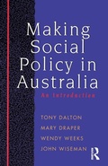 Cover: Making Social Policy in Australia - Allen & Unwin