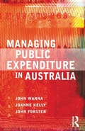 Cover: Managing Public Expenditure in Australia - Allen & Unwin