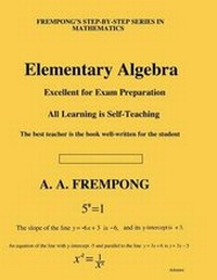 Abbildung von: Elementary Algebra - Yellowtextbooks.com