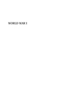 Cover: World War I - Greenwood Press