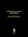 Cover: Offences Against the Person - Routledge Cavendish