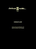 Bild: Child Law Lecture Notes - Routledge Cavendish