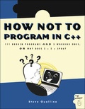 Cover: How Not to Program in C++ - No Starch Press