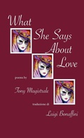 Cover: What She Says about Love - Bordighera Press