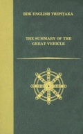 Cover: The Summary of the Great Vehicle - Numata Center for Buddhist Translation & Research.