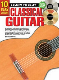 Enlarge image Cover: 10 Easy Lessons - Learn To Play Classical Guitar - Koala Publications
