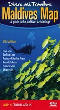 Abbildung von: Divers' and Travellers' Maldives Map - Atoll Editions