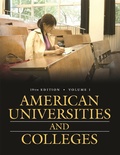 Cover: American Universities and Colleges - Praeger Publishers Inc