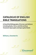 Cover: Catalogue of English Bible Translations - Greenwood Press