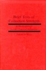 Cover: Brief Tests of Collection Strength - Praeger Publishers Inc