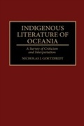 Cover: Indigenous Literature of Oceania - Greenwood Press