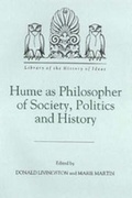 Cover: Hume as Philosopher of Society, Politics and History - University of Rochester Press
