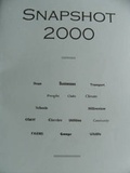 Cover: Snapshot 2000 - Gullane & Dirleton History Society