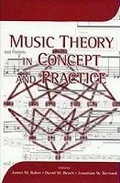 Cover: Music Theory in Concept and Practice - University of Rochester Press