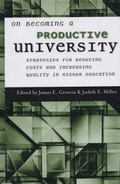 Cover: On Becoming a Productive University - Jossey-Bass