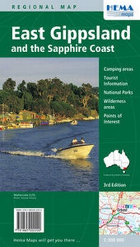 Abbildung von: East Gippsland & Sapphire Coast hema-UITV. - Hema Maps Pty.Ltd