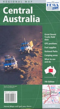 Abbildung von: Australia Centr. GPS hema-N06/2013 - Hema Maps Pty.Ltd