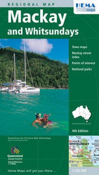 Abbildung von: Mackay-&-Whitsundays-r/v-(r)-hema-UITV. - Hema Maps Pty.Ltd
