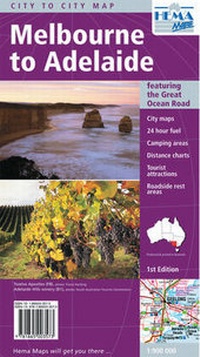Abbildung von: Melbourne to Adelaide r/v hema-N03/2014 - Hema Maps Pty.Ltd