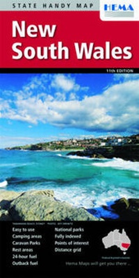 Abbildung von: New South Wales Handy Map - Hema Maps Pty.Ltd
