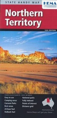 Abbildung von: Northern Territory State Handy Map - Hema Maps Pty.Ltd
