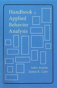 Enlarge image Cover: Handbook of Applied Behavior Analysis - Context Press