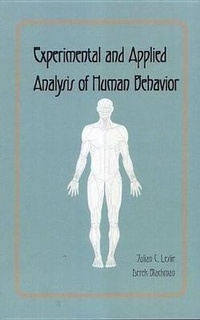 Enlarge image Cover: Experimental and Applied Analysis of Human Behavior - Context Press