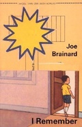 Cover: Joe Brainard: I Remember - Granary Books