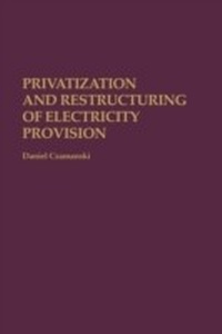 Enlarge image Cover: Privatization and Restructuring of Electricity Provision - Praeger Publishers Inc