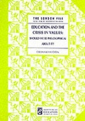 Cover: Education And The Crisis In Values - Tufnell Press
