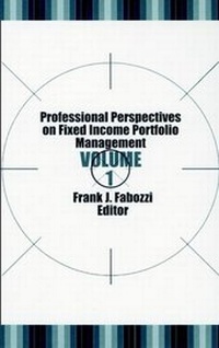 Enlarge image Cover: Professional Perspectives on Fixed Income Portfolio Management V 1 - Wiley