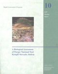 Cover: A Biological Assessment of the Parque Nacional Noel Kempff Mercado, Bolivia - University of Chicago Press